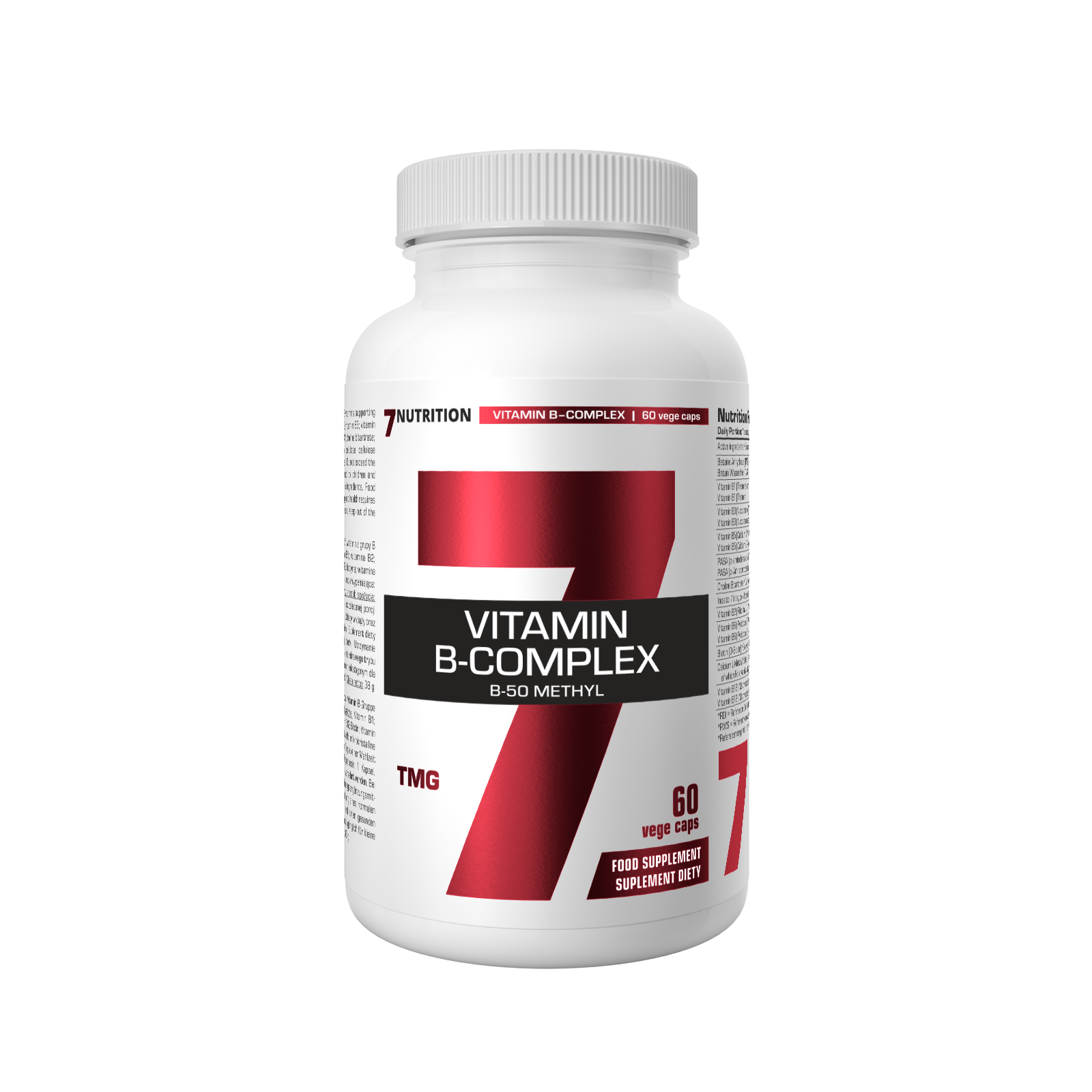 7Nutrition Vitamin B-Complex B50 Methyl
