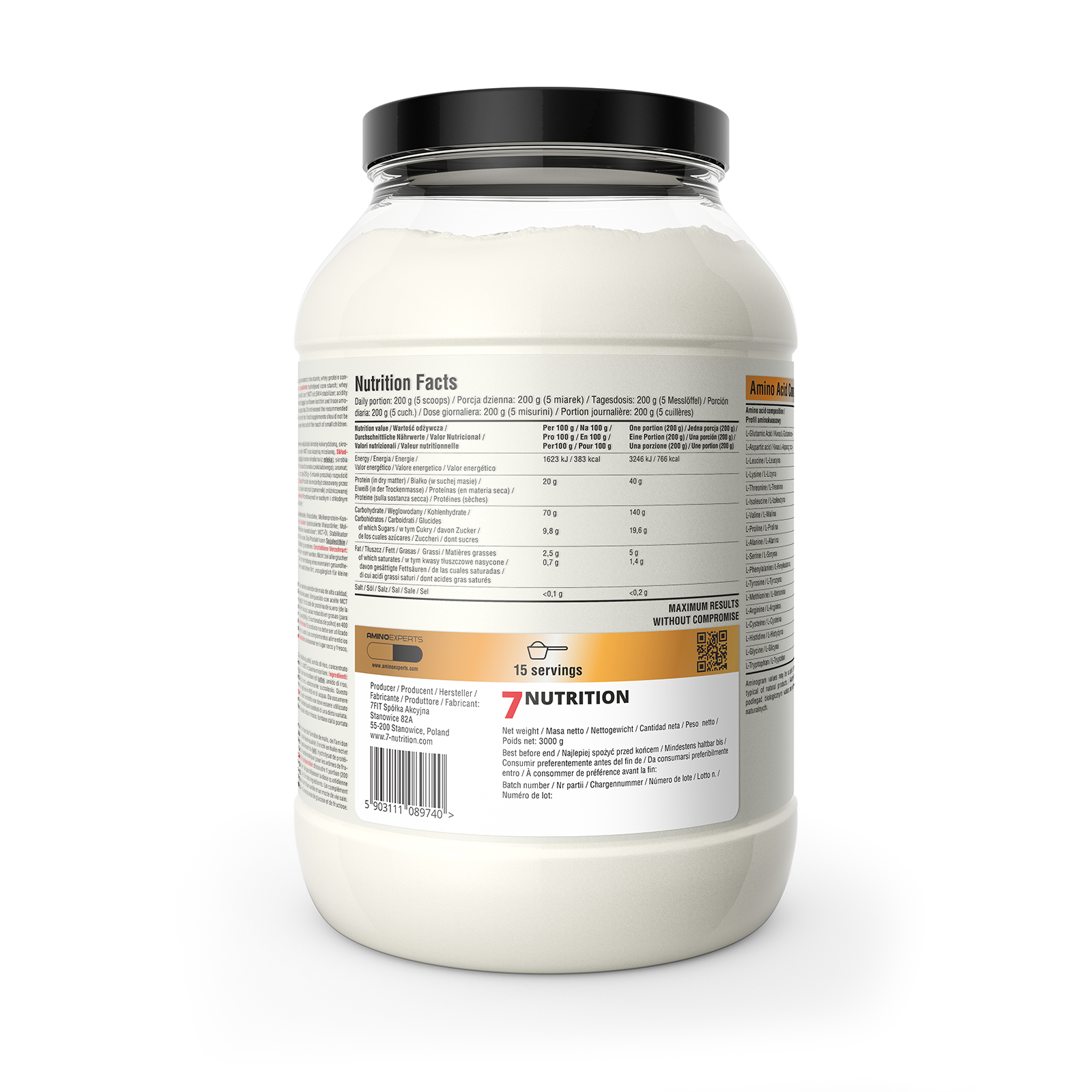 7Nutrition Bodybuilder Vanilla 3kg