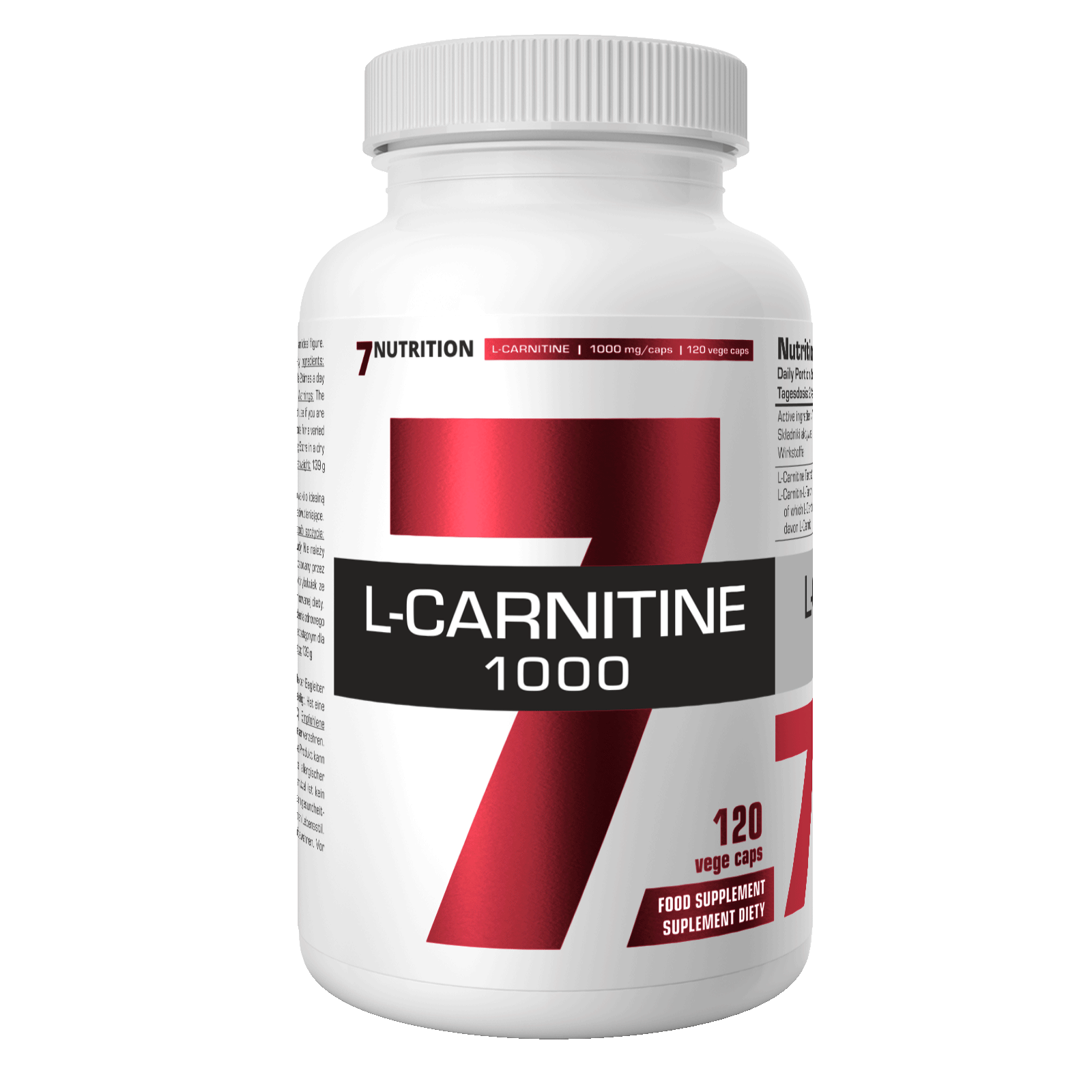 7Nutrition L-CARNITINE 1000 - 120 vege caps