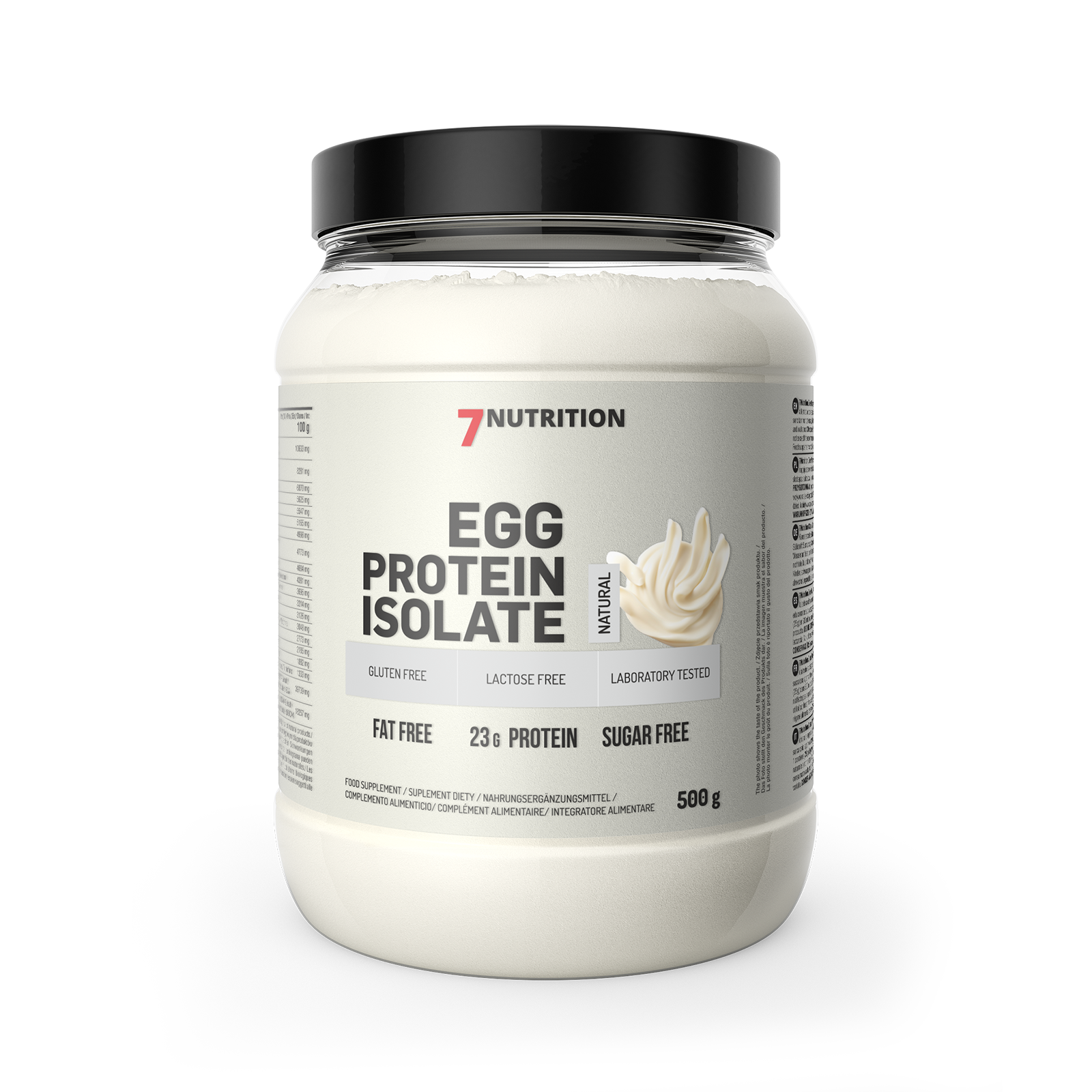 7Nutrition Egg Protein Isolate 500g Natural