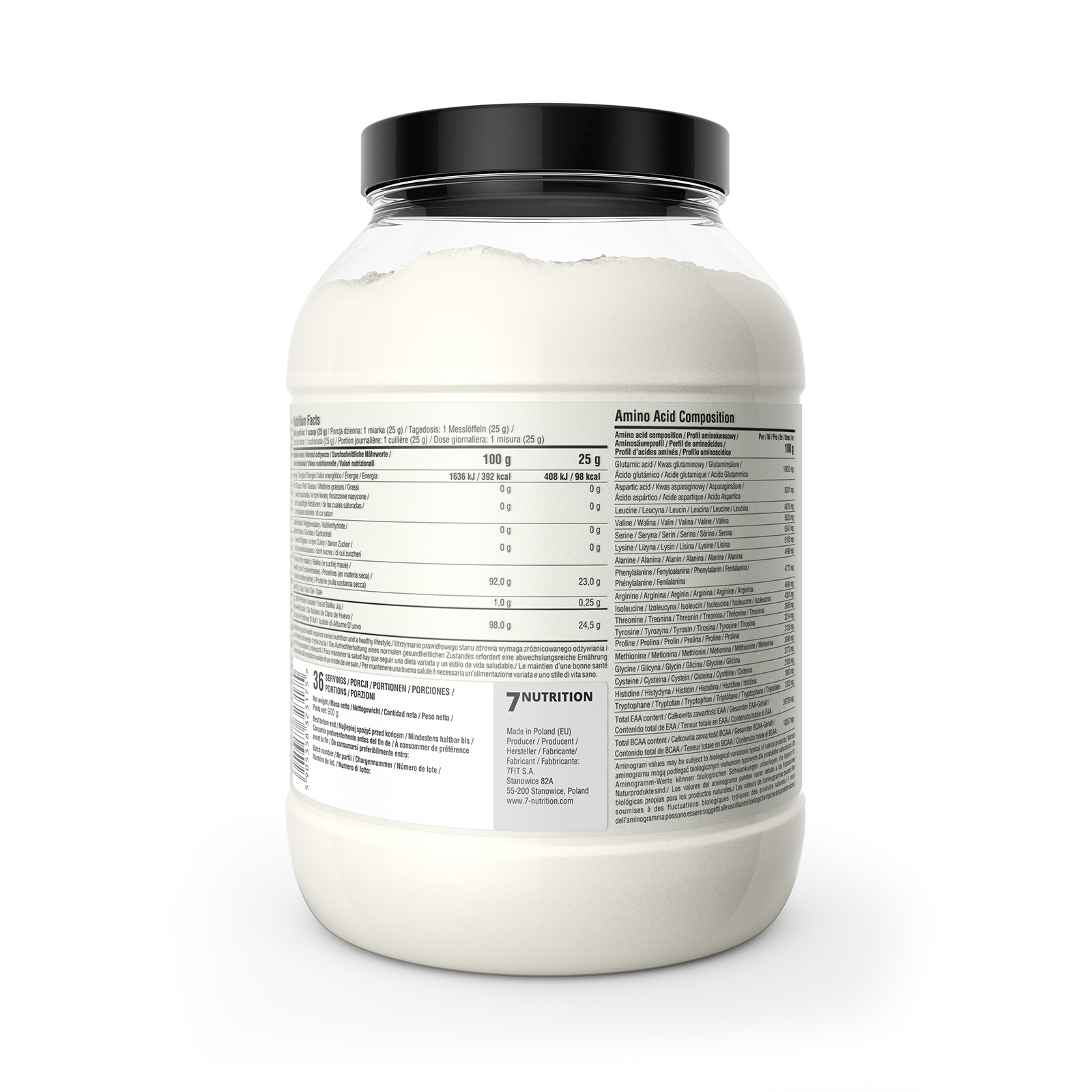 7Nutrition Egg Protein Isolate 900g Natural