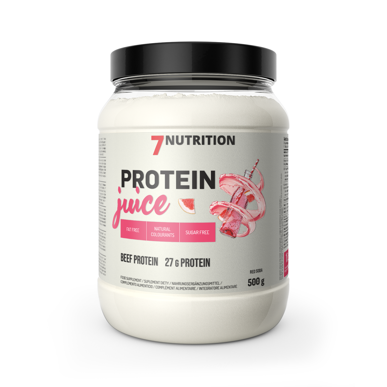 7Nutrition Protein Juice 500 Red Soda