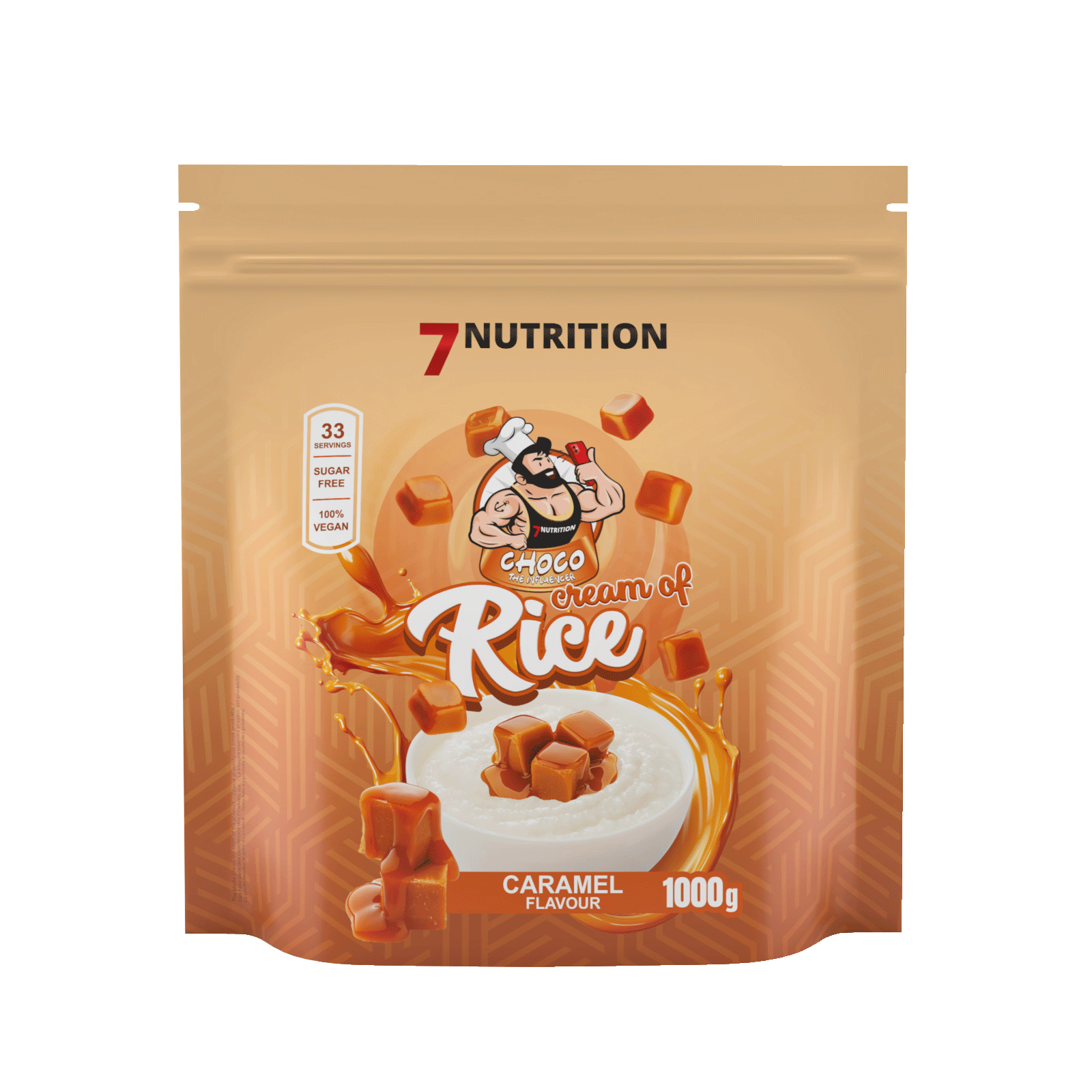 7Nutrition Cream of Rice 1000g Karmel