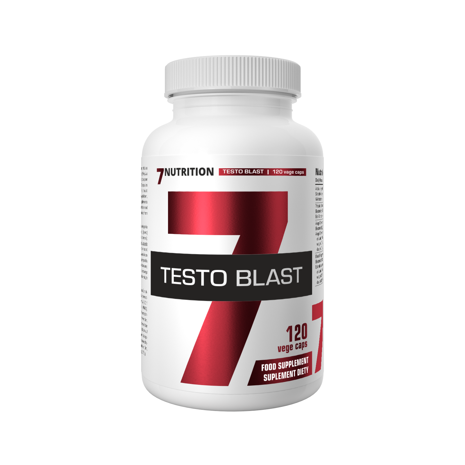 7Nutrition TESTO BLAST - 120 vege caps