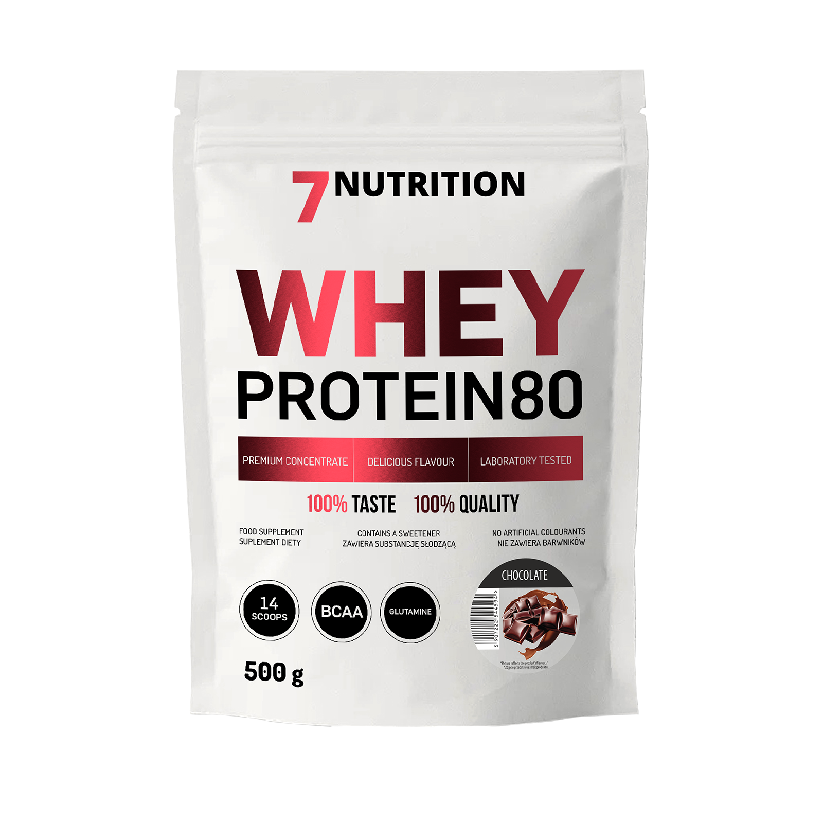 7Nutrition Whey Protein 80 500g 