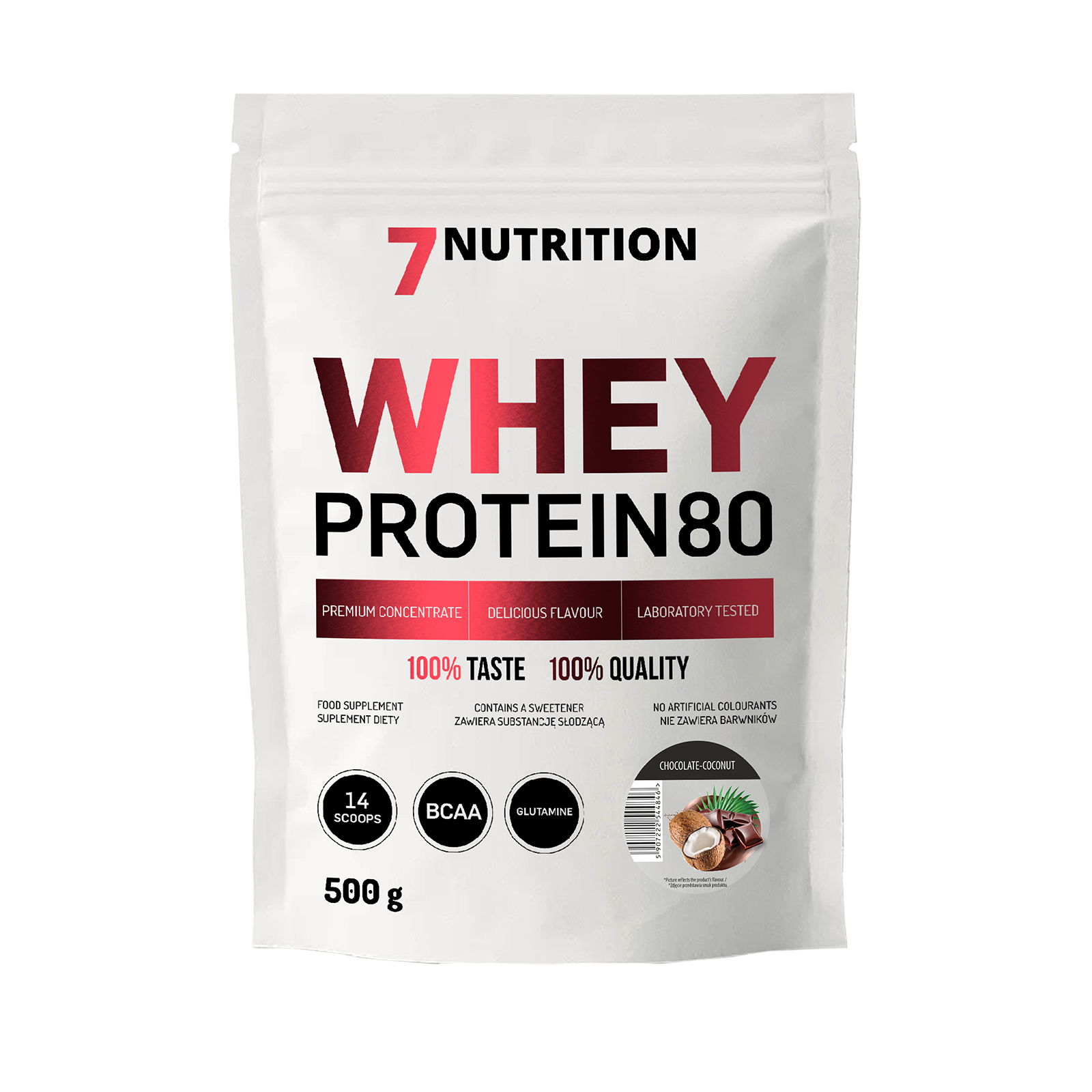 7Nutrition Whey Protein 80 500g 