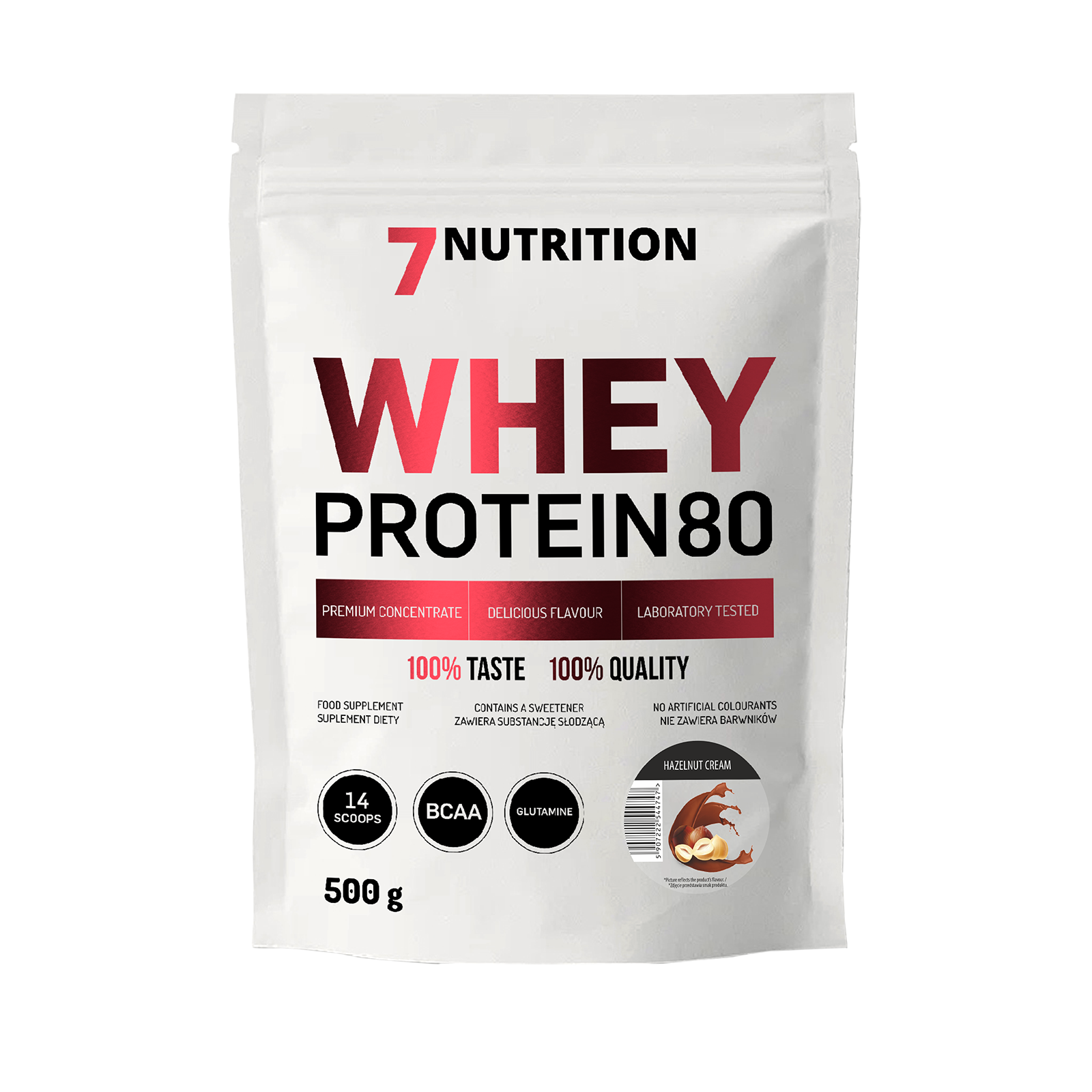 7Nutrition Whey Protein 80 500g 