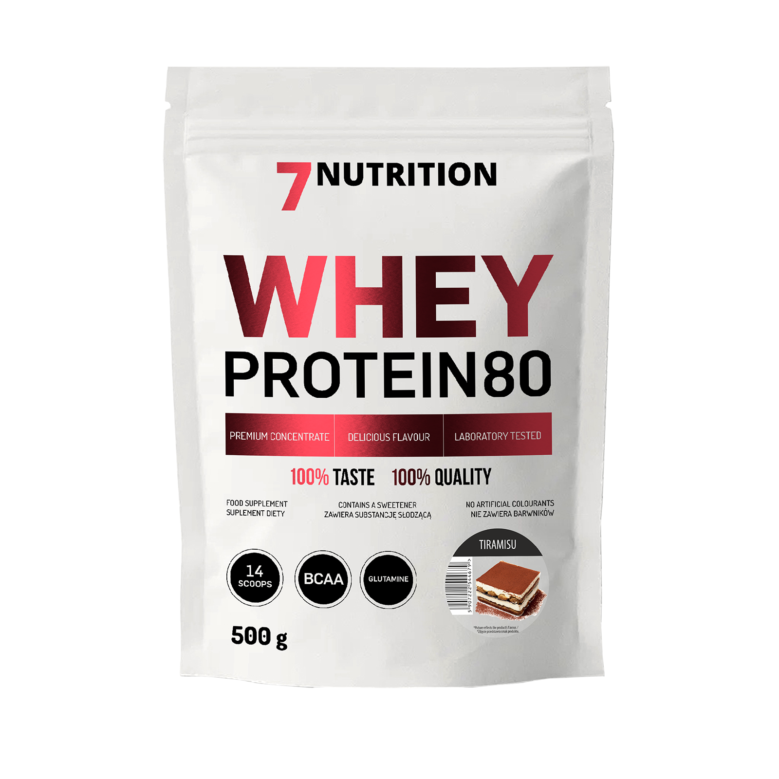7Nutrition Whey Protein 80 500g 