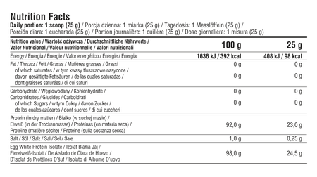 7Nutrition Egg Protein Isolate 500g