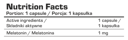 7NUTRITION MELATONIN 60 VEGE CAPS
