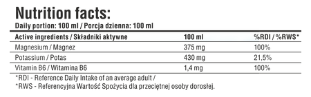 7NUTRITION MAGNESIUM & POTASSIUM 100ml FOREST FRUITS
