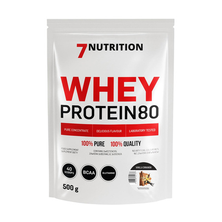                     7Nutrition Whey Protein 80 500g                