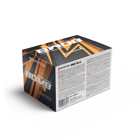 7Nutrition BOMB Display 12x100 ml Orange
