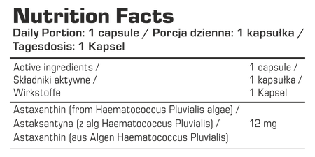 7Nutrition ASTAXANTHIN - 60sgels
