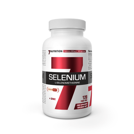 7Nutrition SELENIUM 200 mcg + Zinc 120 vege caps