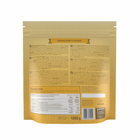 7Nutrition Cream of Rice 1000g - Zabaglione