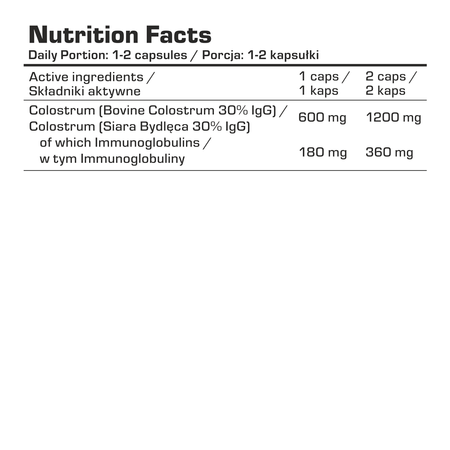 7Nutrition COLOSTRUM 90 caps
