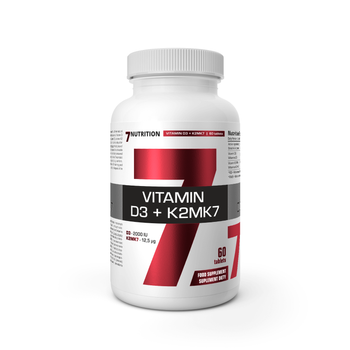 7Nutrition VITAMIN D3 + K2MK7 60 tab.