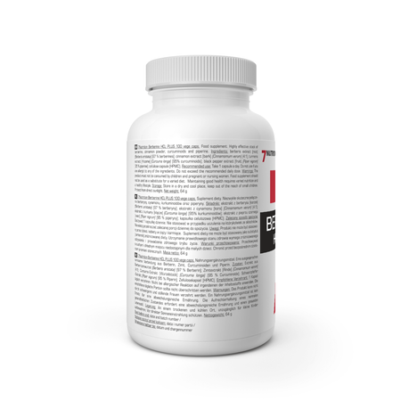 7Nutrition BERBERINE HCL PLUS 100 vege caps                