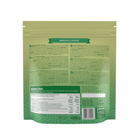 7Nutrition Cream of Rice 1000g - Banan