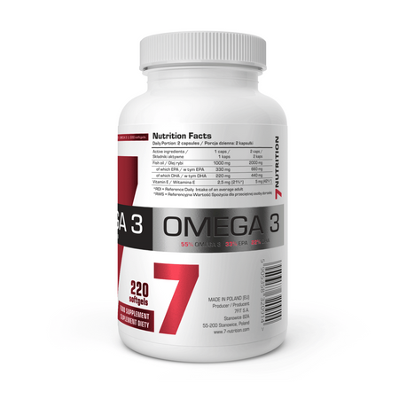 7NUTRITION OMEGA 3 - 220 softgels