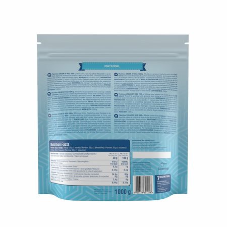 7Nutrition Cream of Rice 1000g  - Naturalny