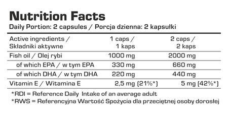 7NUTRITION OMEGA 3 - 220 softgels
