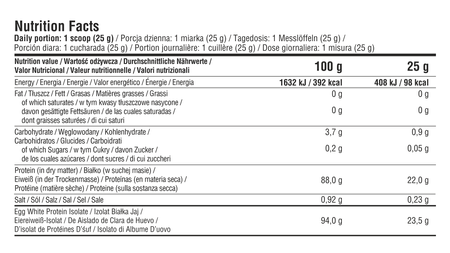 7Nutrition Egg Protein Isolate 500g