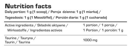 7Nutrition TAURINE 250G