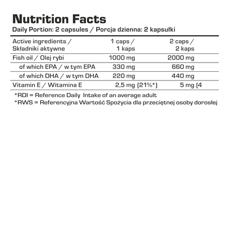 7NUTRITION OMEGA 3 - 220 softgels