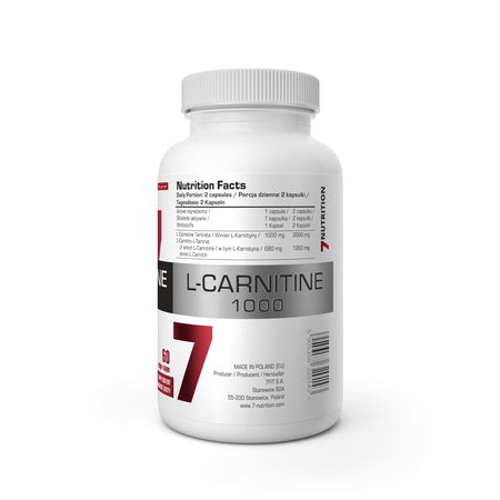 7Nutrition L-CARNITINE 1000 - 60 vege caps